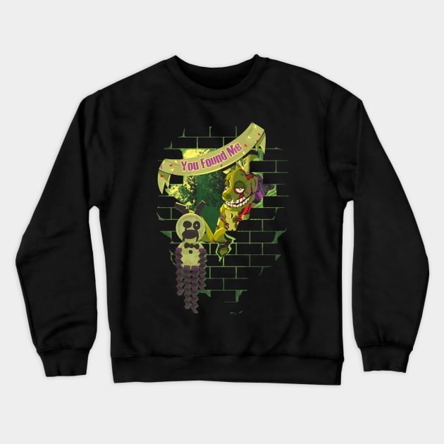 We Love Springtrap Crewneck Sweatshirt by Niall Byrne